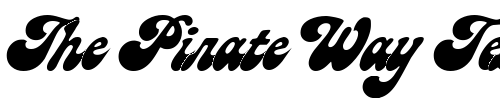 Font : Gaston-Regular 2 Custom Text : The Pirate Way Test your own text here Click to download or to view this font on a tshirt that can be custom printed in Bali